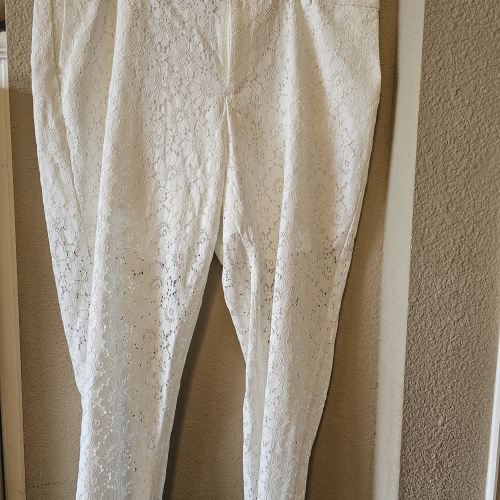 Eloquii Cream Pants